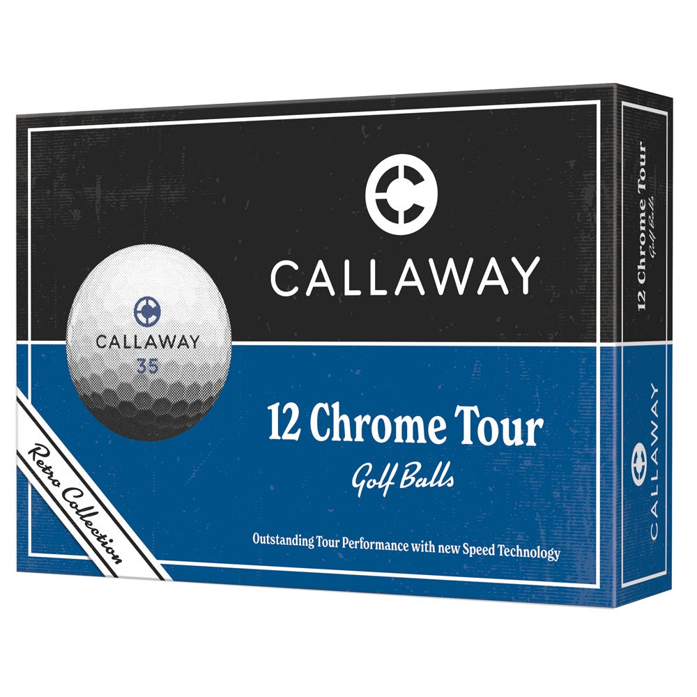 Callaway Chrome Tour '26 Retro Golf Balls - Dozen
