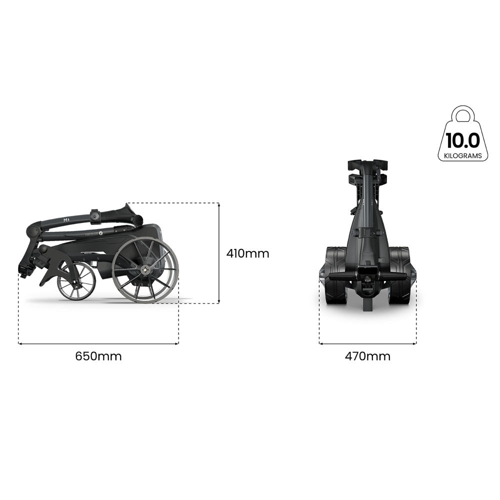 Motocaddy M1 '26 Electric Trundler - w 28V Lithium Standard Battery