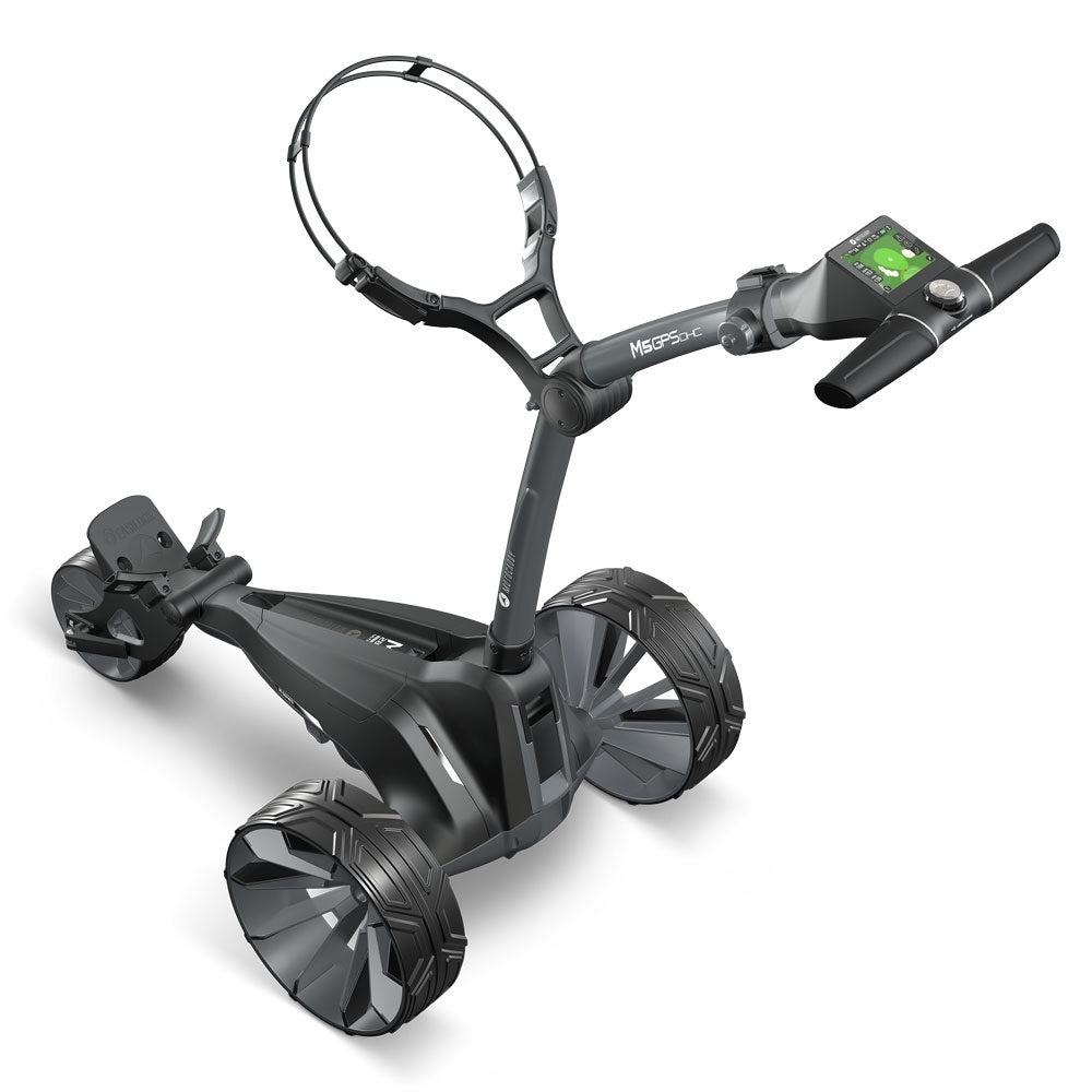 Motocaddy M5 GPS DHC '26 Electric Trundler - w 28V Lithium Ultra Battery