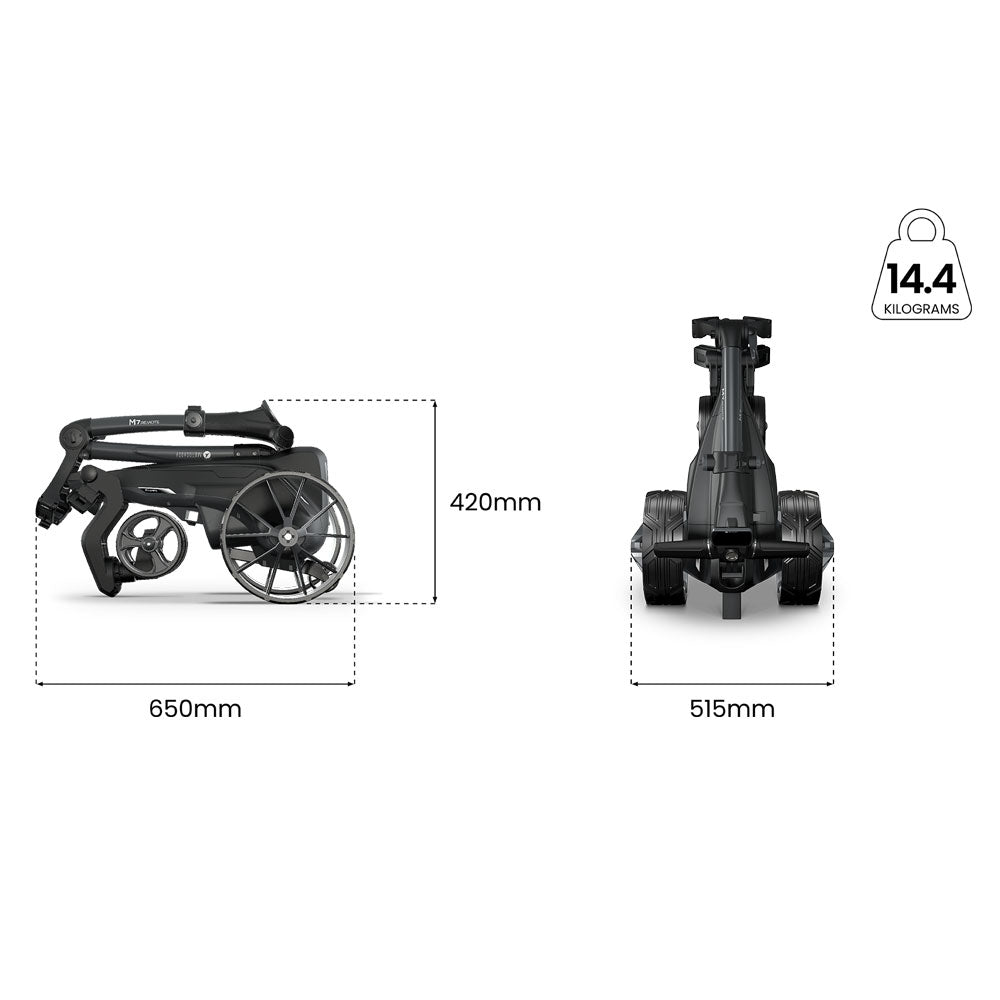 Motocaddy M7 Remote '26 Electric Trundler - w 28V Lithium Ultra Battery