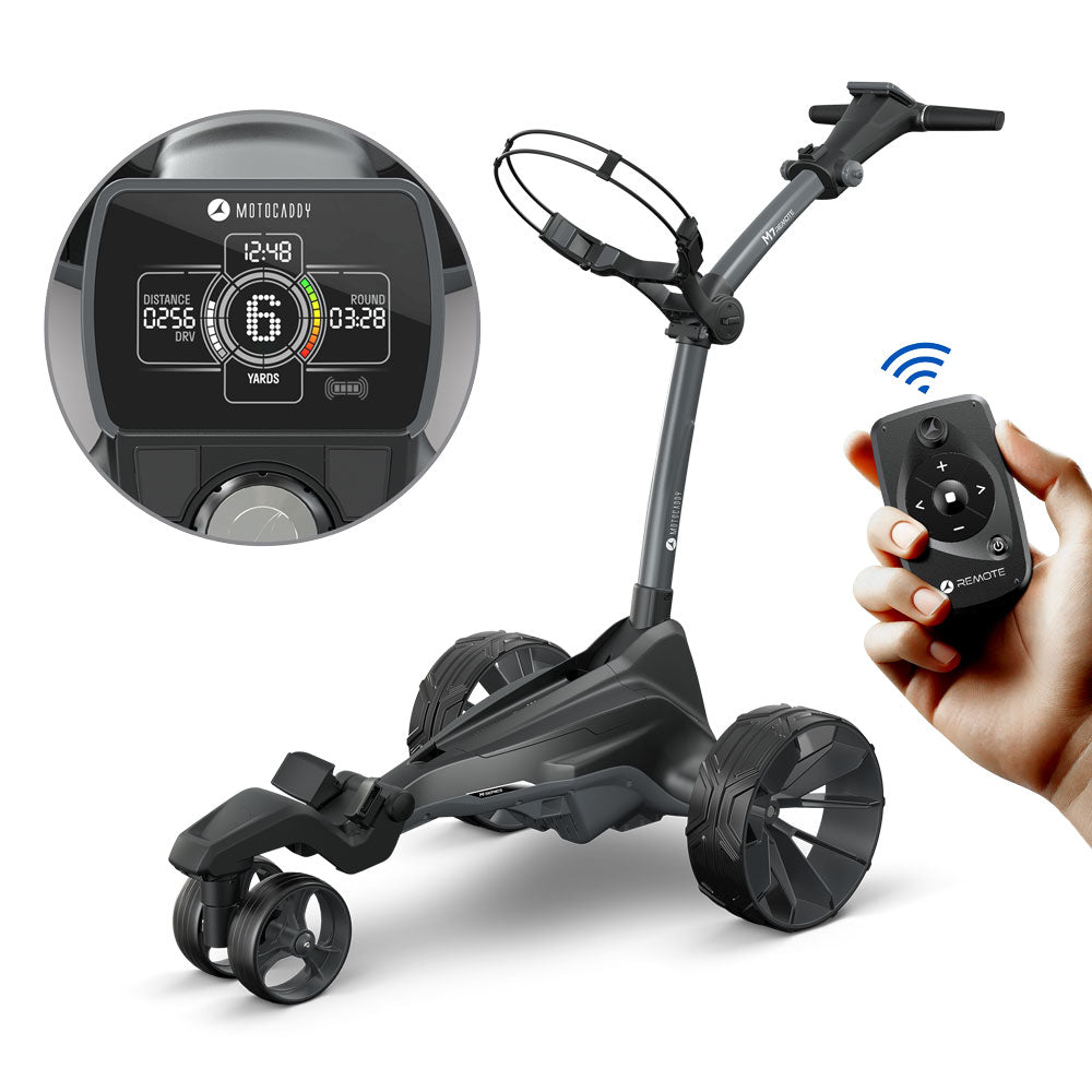 Motocaddy M7 Remote '26 Electric Trundler - w 28V Lithium Ultra Battery