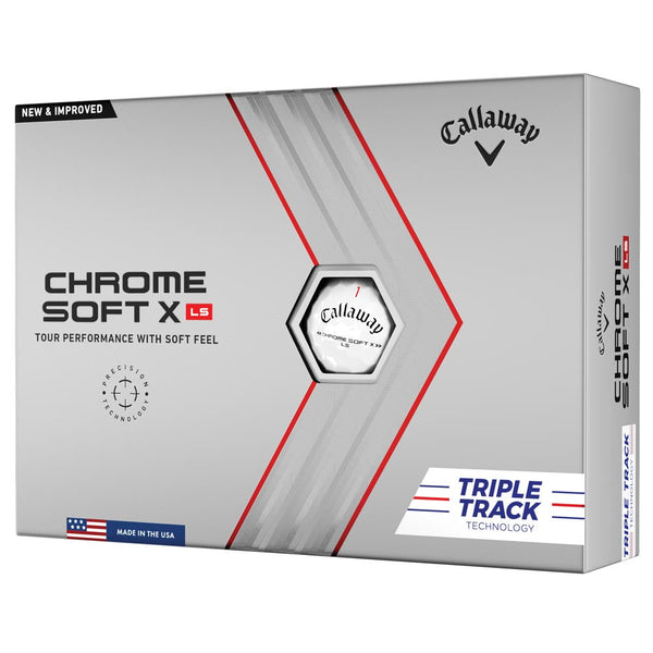Callaway Chrome Soft X LS Triple Track '22 Golf Balls - Dozen