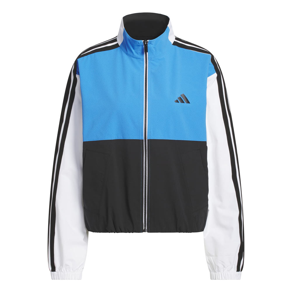 adidas Ladies Beyond Colour Block Twistweave Full Zip Jacket
