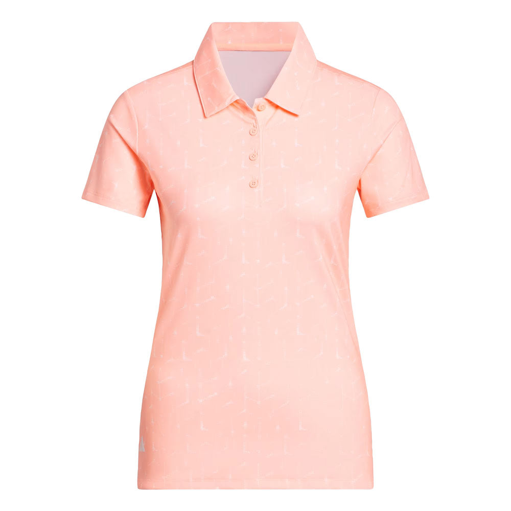 adidas Ladies Performance Printed Polo