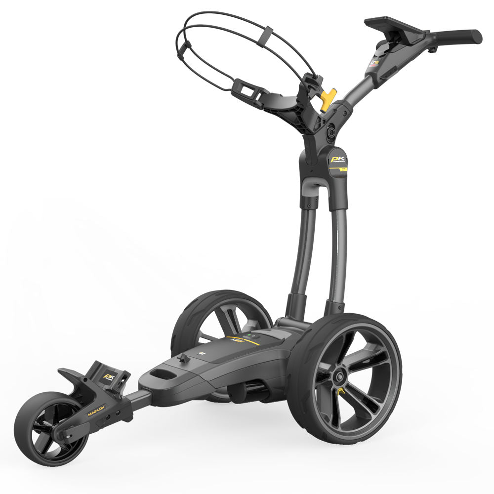 Powakaddy CT12 GPS EBS Gun Metal '25 Electric Trundler with XL Lithium Battery