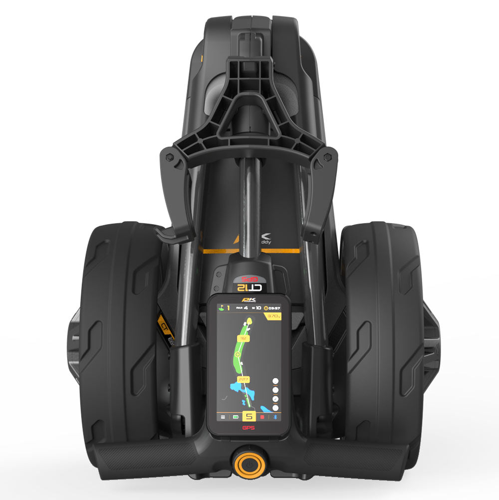 Powakaddy CT12 GPS EBS Gun Metal '25 Electric Trundler with XL Lithium Battery