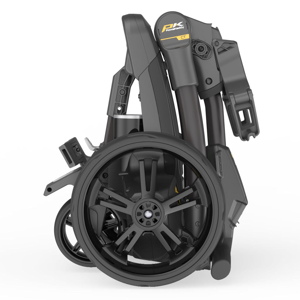 Powakaddy CT2 Stealth Black '25 Electric Trundler with 18 Hole Lithium Battery