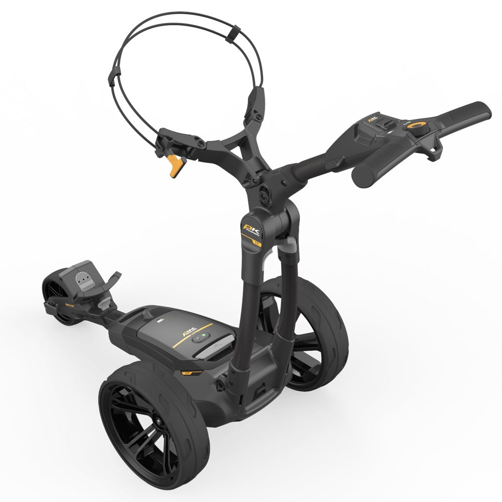 Powakaddy CT2 Stealth Black '25 Electric Trundler with XL Lithium Battery