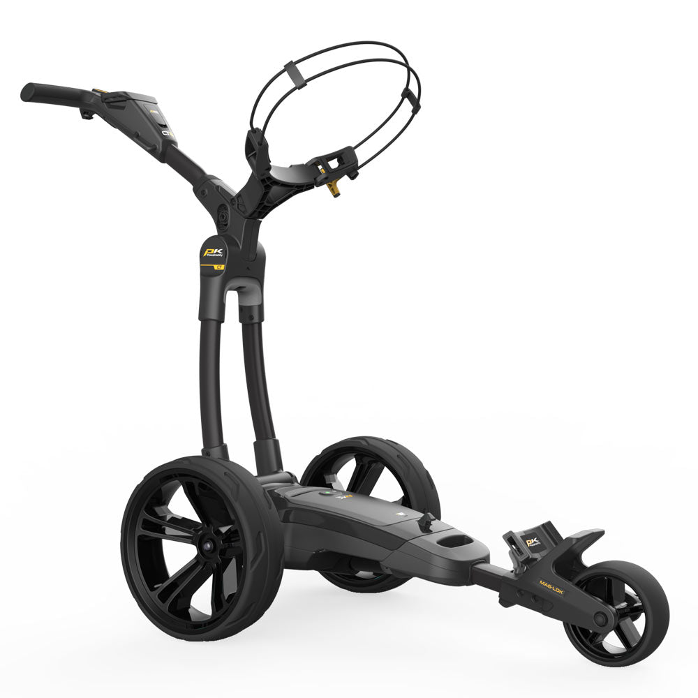 Powakaddy CT6 EBS Stealth Black '25 Electric Trundler with 18 Hole Lithium Battery