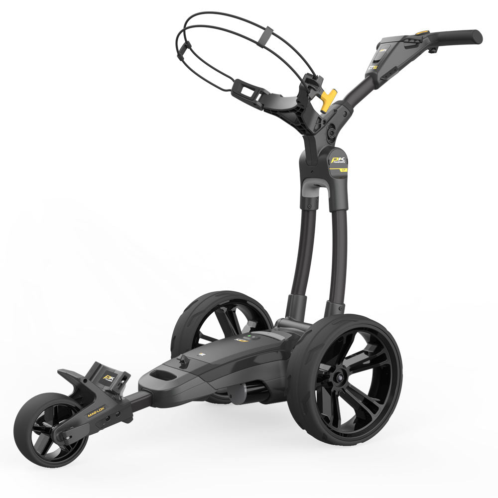 Powakaddy CT6 EBS Stealth Black '25 Electric Trundler with 18 Hole Lithium Battery
