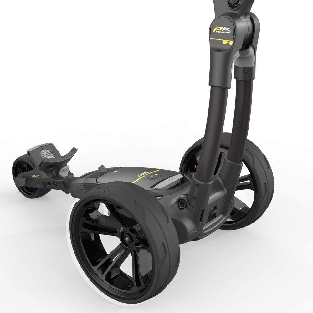 Powakaddy CT6 EBS Stealth Black '25 Electric Trundler with XL Lithium Battery