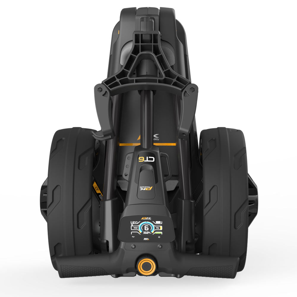 Powakaddy CT6 EBS Stealth Black '25 Electric Trundler with XL Lithium Battery