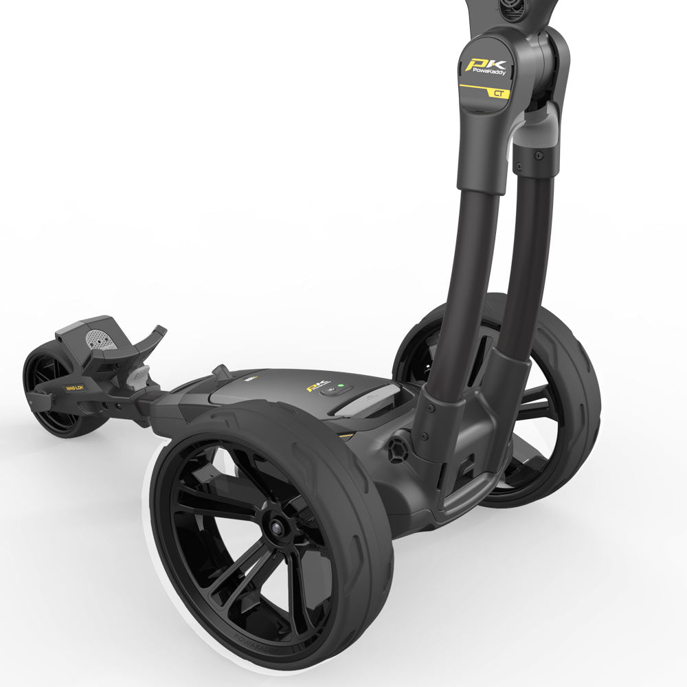 Powakaddy CT6 Stealth Black '25 Electric Trundler with 18 Hole Lithium Battery