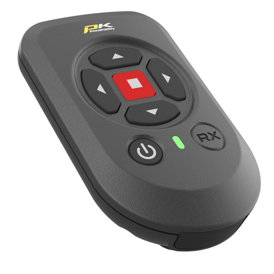 Powakaddy RX Remote Stealth Black '25 with XL Plus Lithium Battery