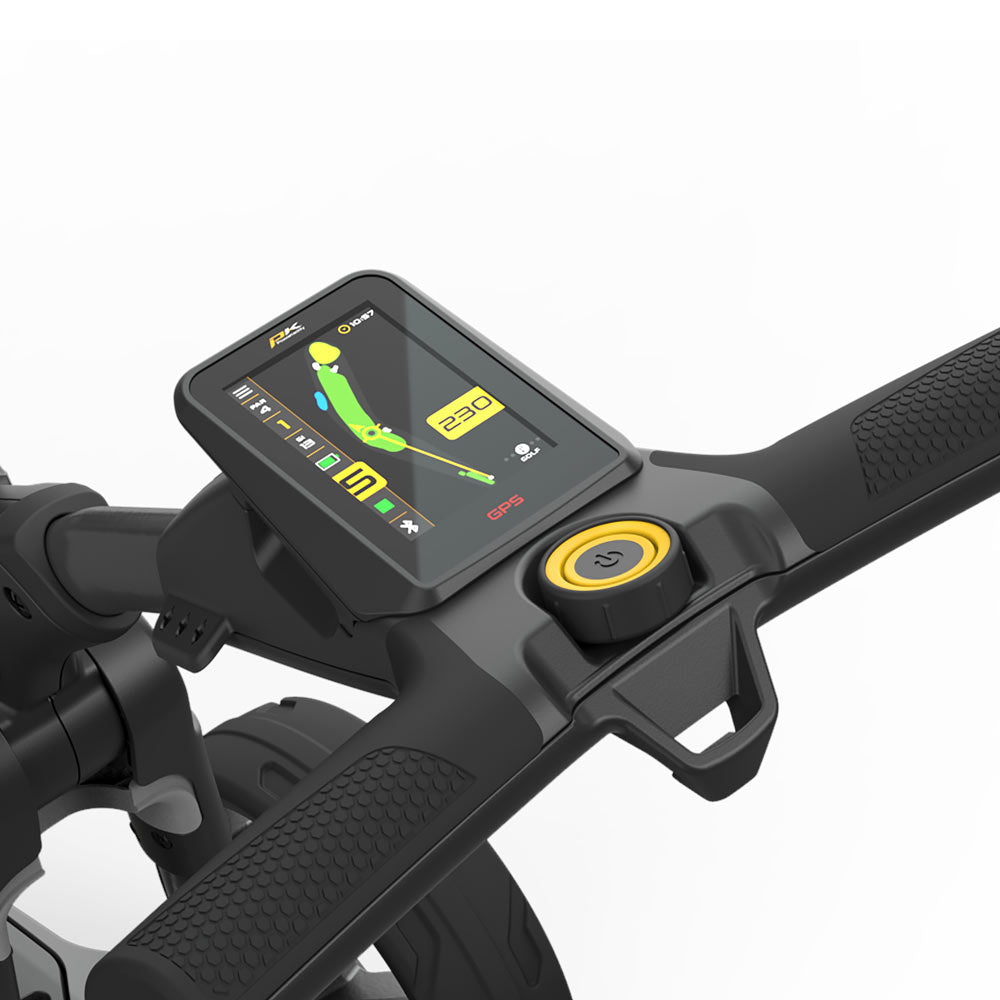 Powakaddy RX10 GPS Stealth Black '25 with XL Plus Lithium Battery