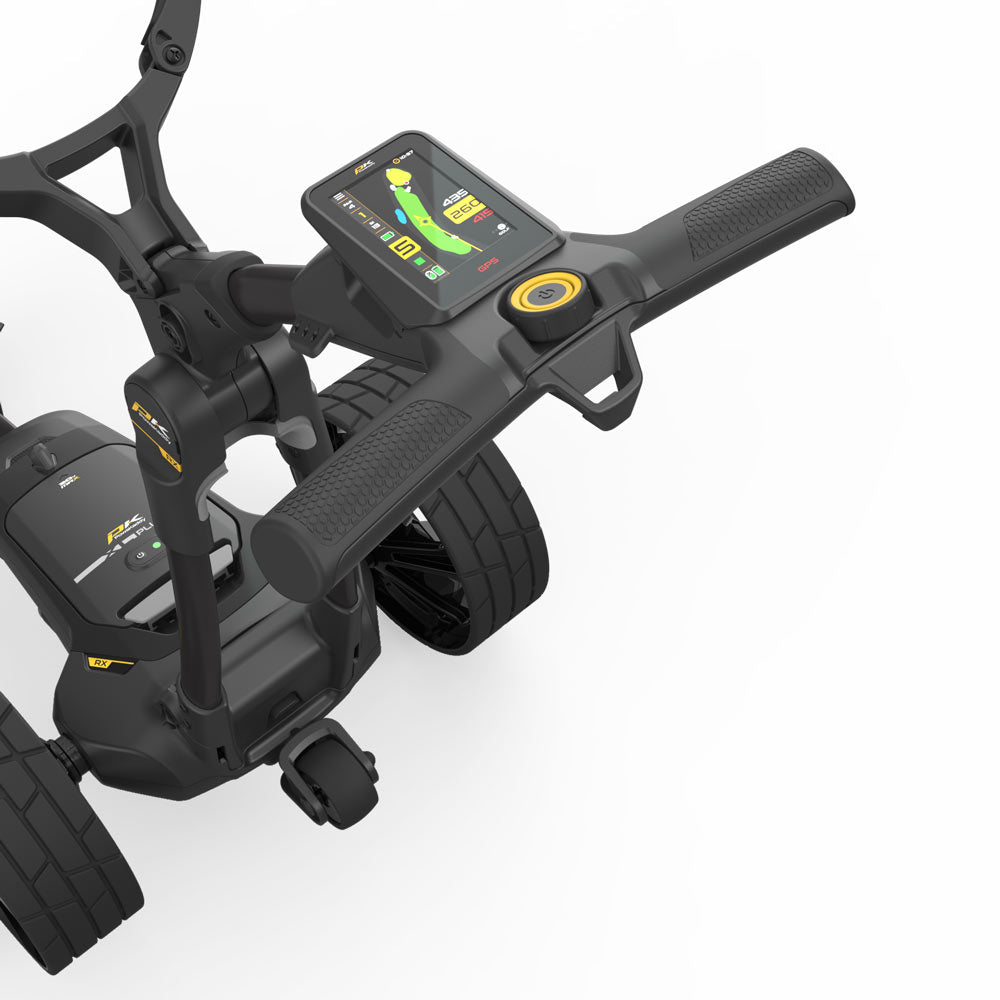 Powakaddy RX10 GPS Stealth Black '25 with XL Plus Lithium Battery