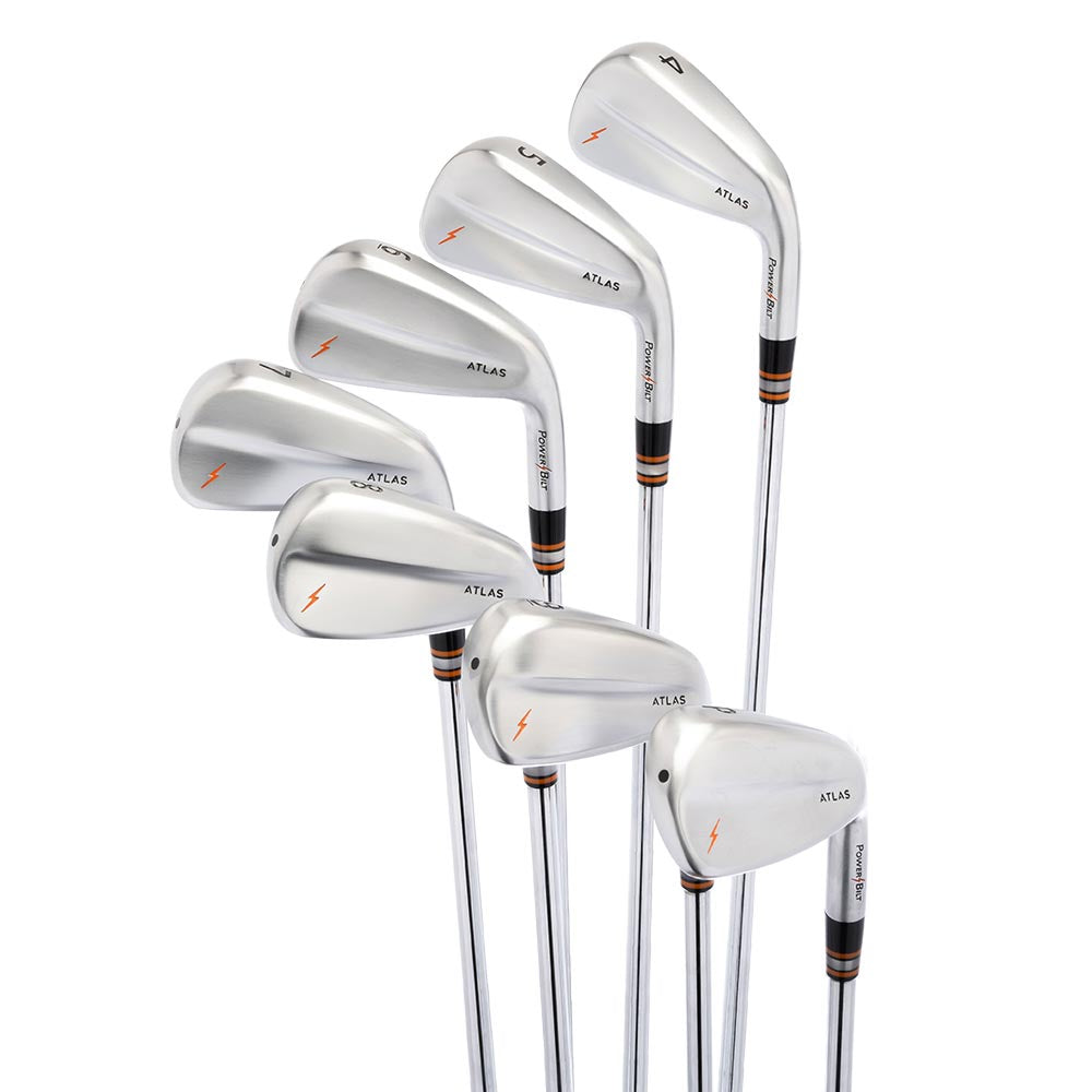 Powerbilt Men's Atlas Hollow Body Graphite Irons 4-PW - KBS TGI