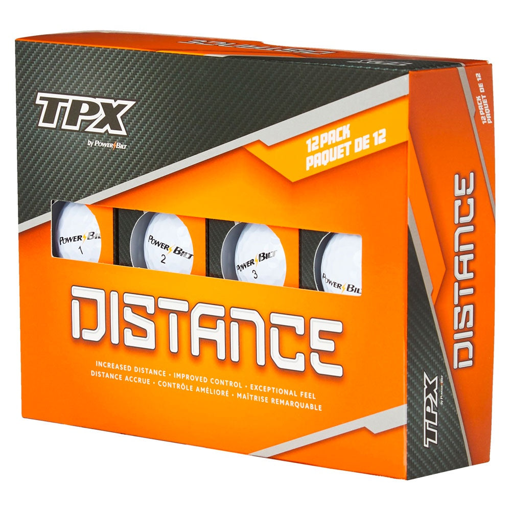 Powerbilt TPX Distance Golf Balls - 4 Dozen