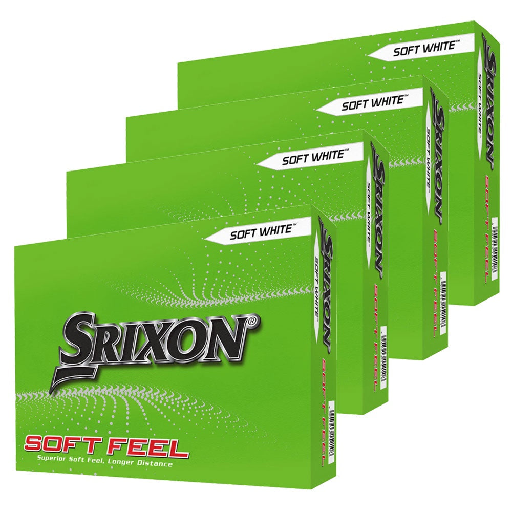 Srixon Soft Feel White Golf Balls V13 - 4 Dozen