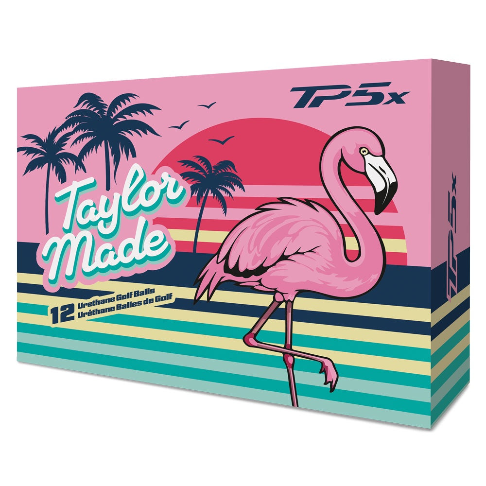 TaylorMade TM26 TP5x Flamingo Golf Balls - Dozen