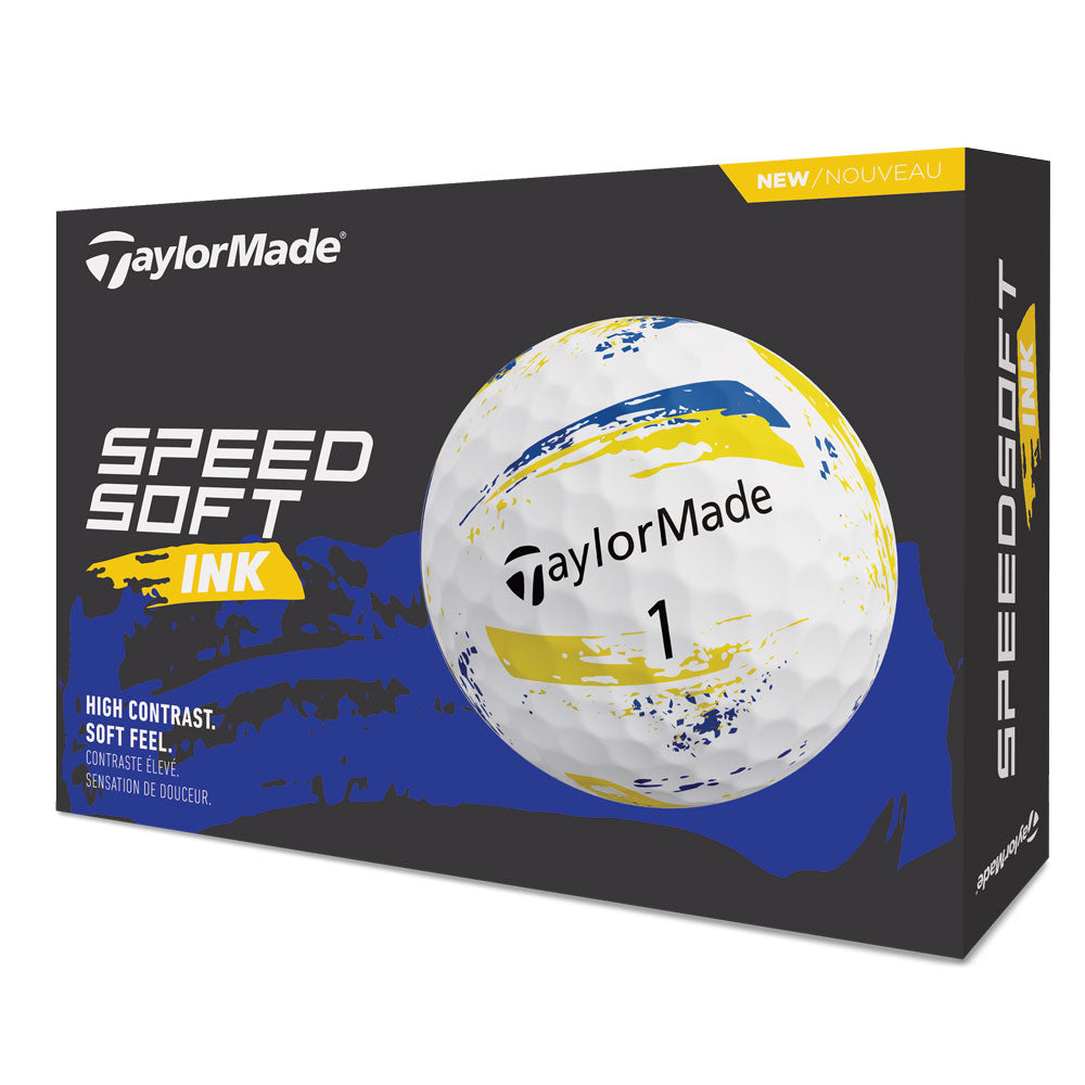 TaylorMade TM26 SpeedSoft Ink Golf Balls - Dozen