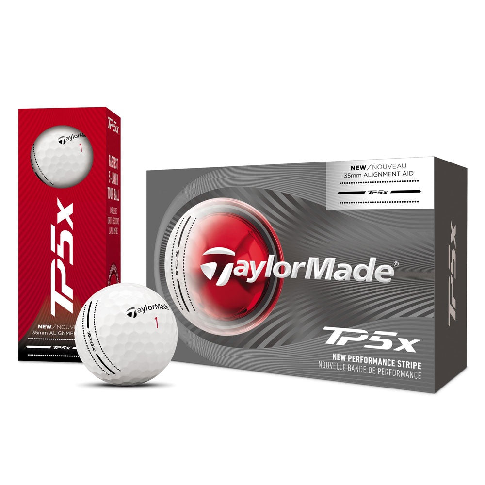 TaylorMade TM26 TP5x Tour Stripe 6 Ball Pack