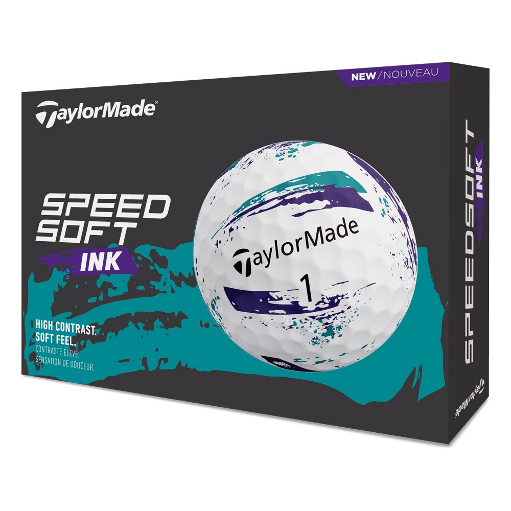 TaylorMade TM26 SpeedSoft Ink Golf Balls - Dozen