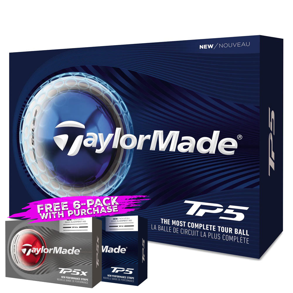 TaylorMade TM26 TP5 Golf Balls - Dozen