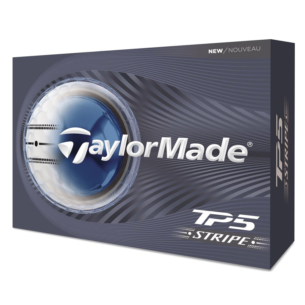 TaylorMade TM26 TP5 Stripe Golf Balls - Dozen