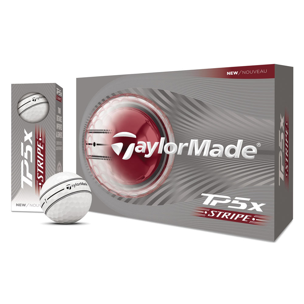 TaylorMade TM26 TP5x Stripe Golf Balls - Dozen