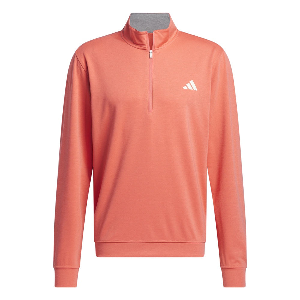 adidas Mens Elevated Quarter Zip Pullover