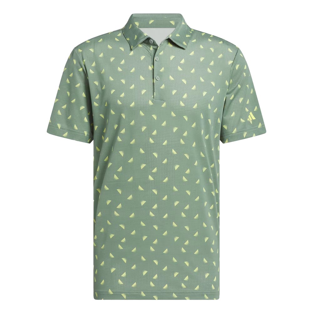 adidas Mens Ultimate365 Printed Mesh Polo '25