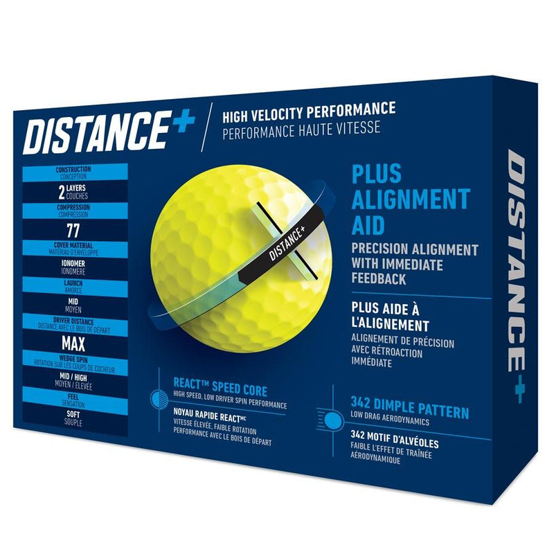 TaylorMade Distance+ Golf Balls '21 - Dozen