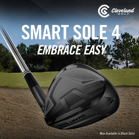 CLEVELAND GOLF ANNOUNCES THE SMART SOLE 4 BLACK SATIN