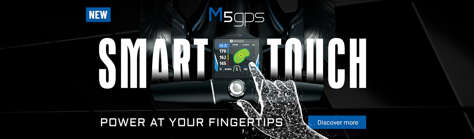 Motocaddy launches world’s first touch screen electric trolley - The M5 GPS