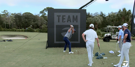 Team TaylorMade FLOP WALL Challenge