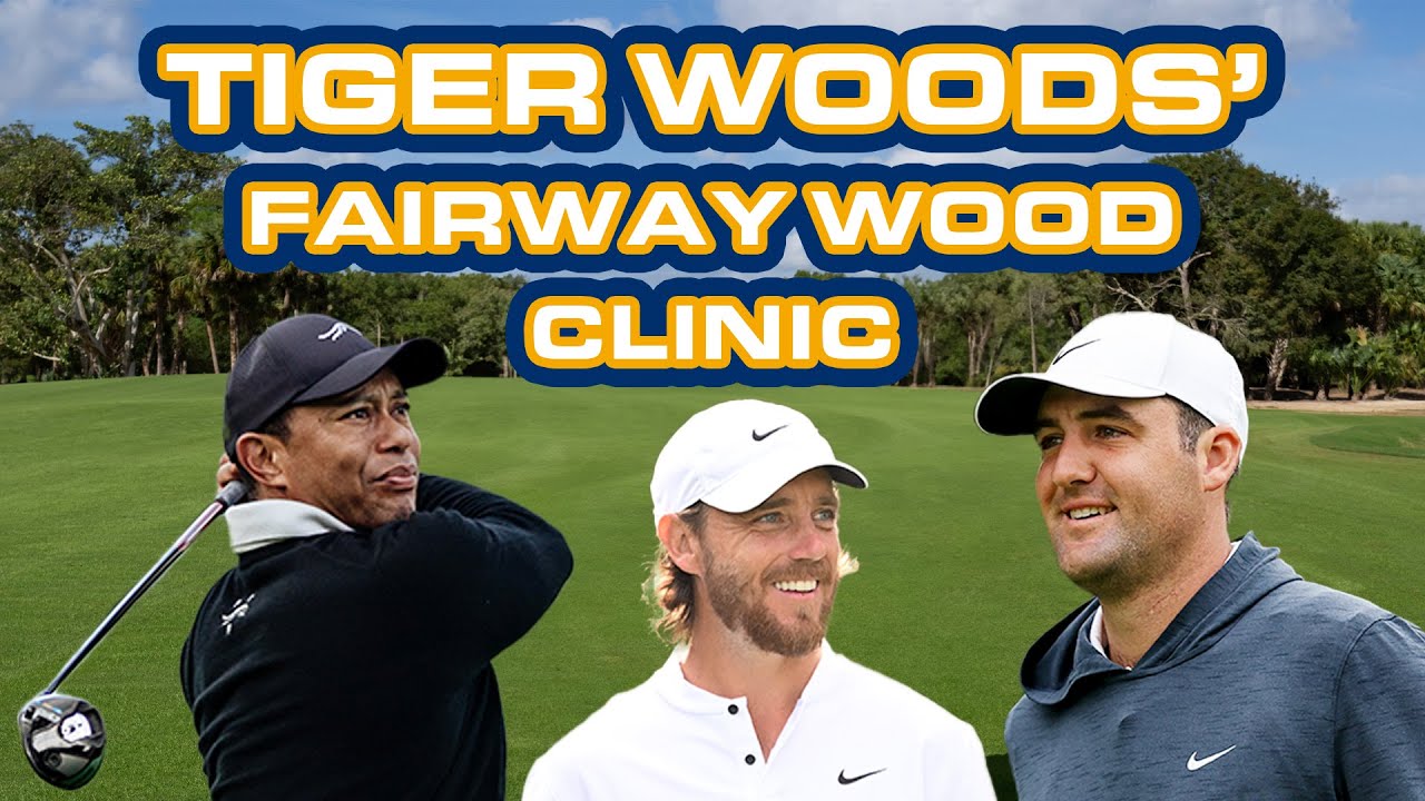 TIGER WOODS' FAIRWAY WOOD CLINIC WITH SCOTTIE & TOMMY