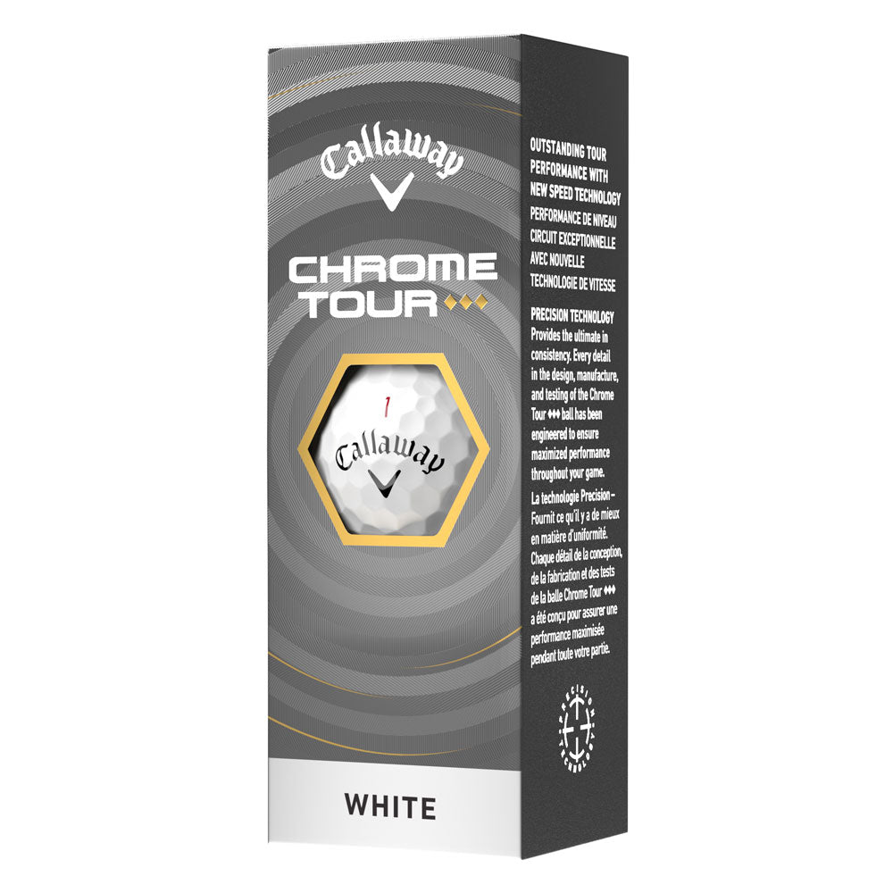 Callaway Chrome Tour Triple Diamond '26 Golf Balls - Dozen