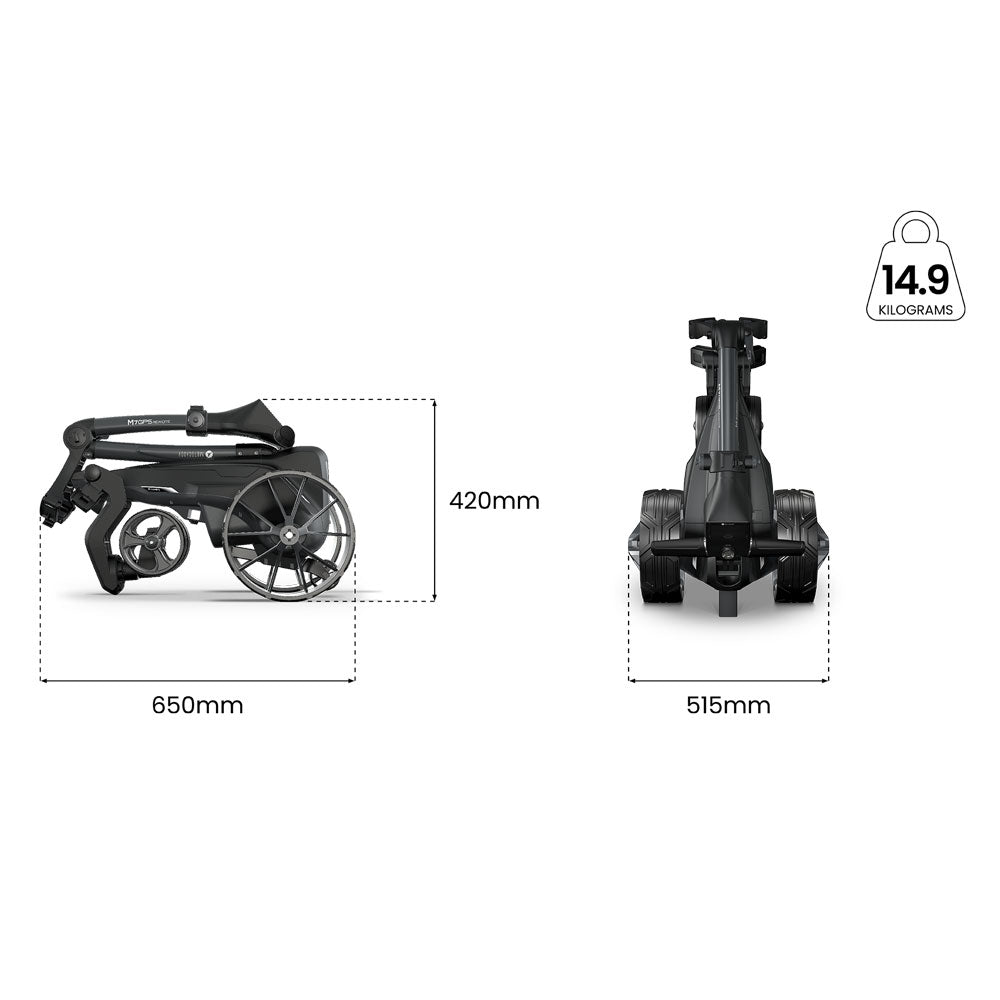 Motocaddy M7 GPS Remote '26 Electric Trundler - w 28V Lithium Ultra Battery
