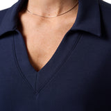 Travis Mathew Ladies Skyloft Soft Vneck Pullover