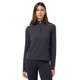 Travis Mathew Ladies Skyloft Light Zip Long Sleeve Polo