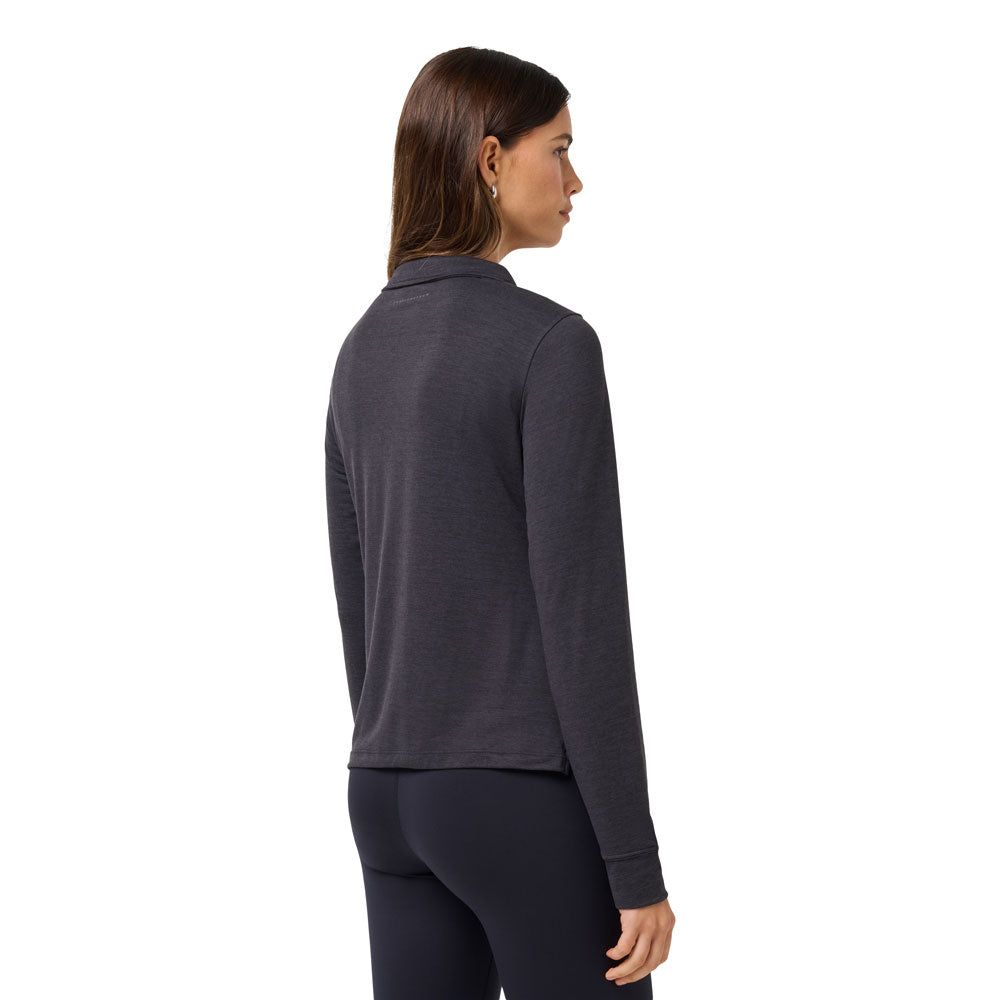 Travis Mathew Ladies Skyloft Light Zip Long Sleeve Polo