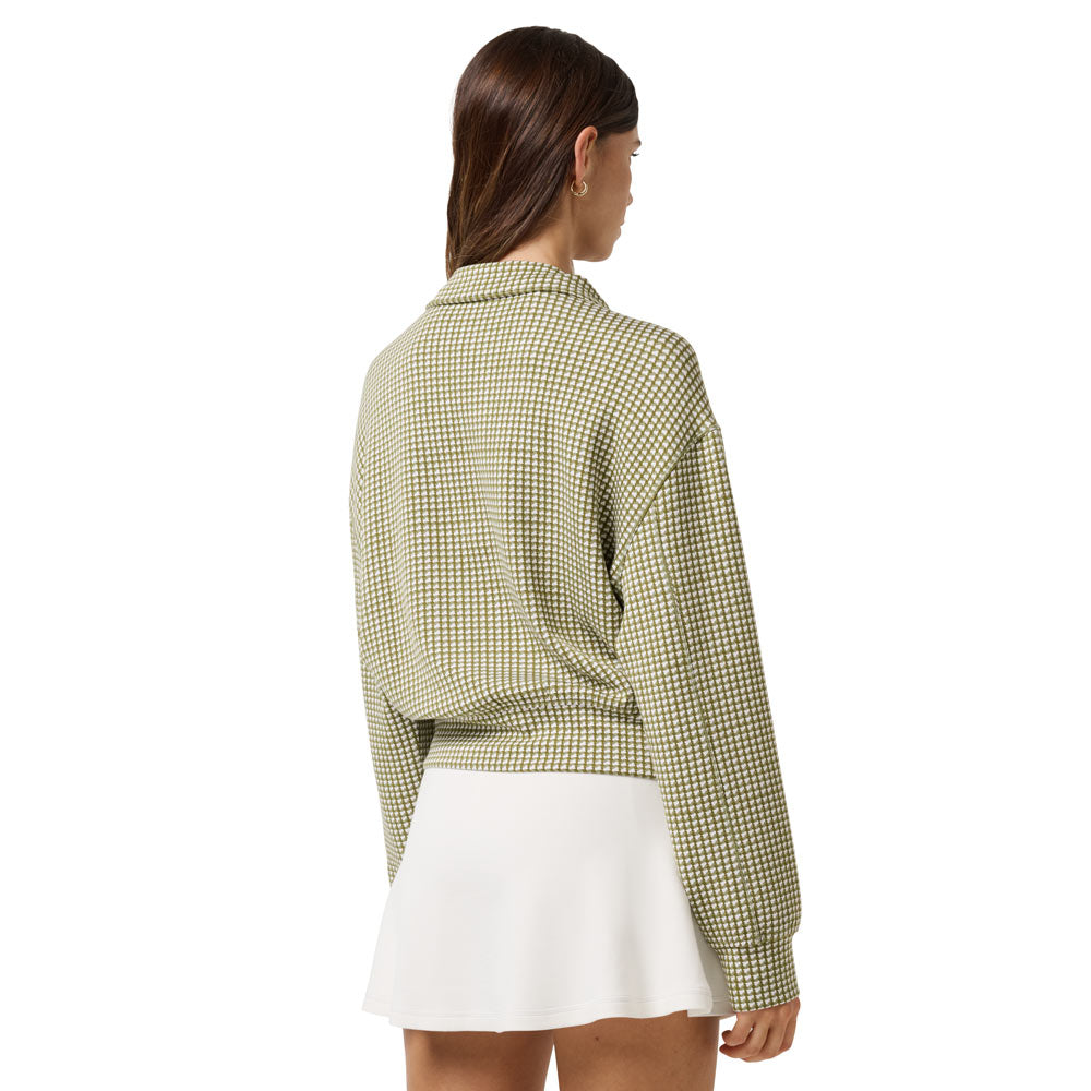 Travis Mathew Ladies Printed Skyloft Soft Echo Half Zip