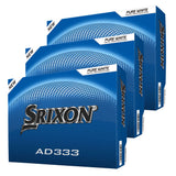 Srixon AD333 Golf Balls V12 - 3 Dozen White