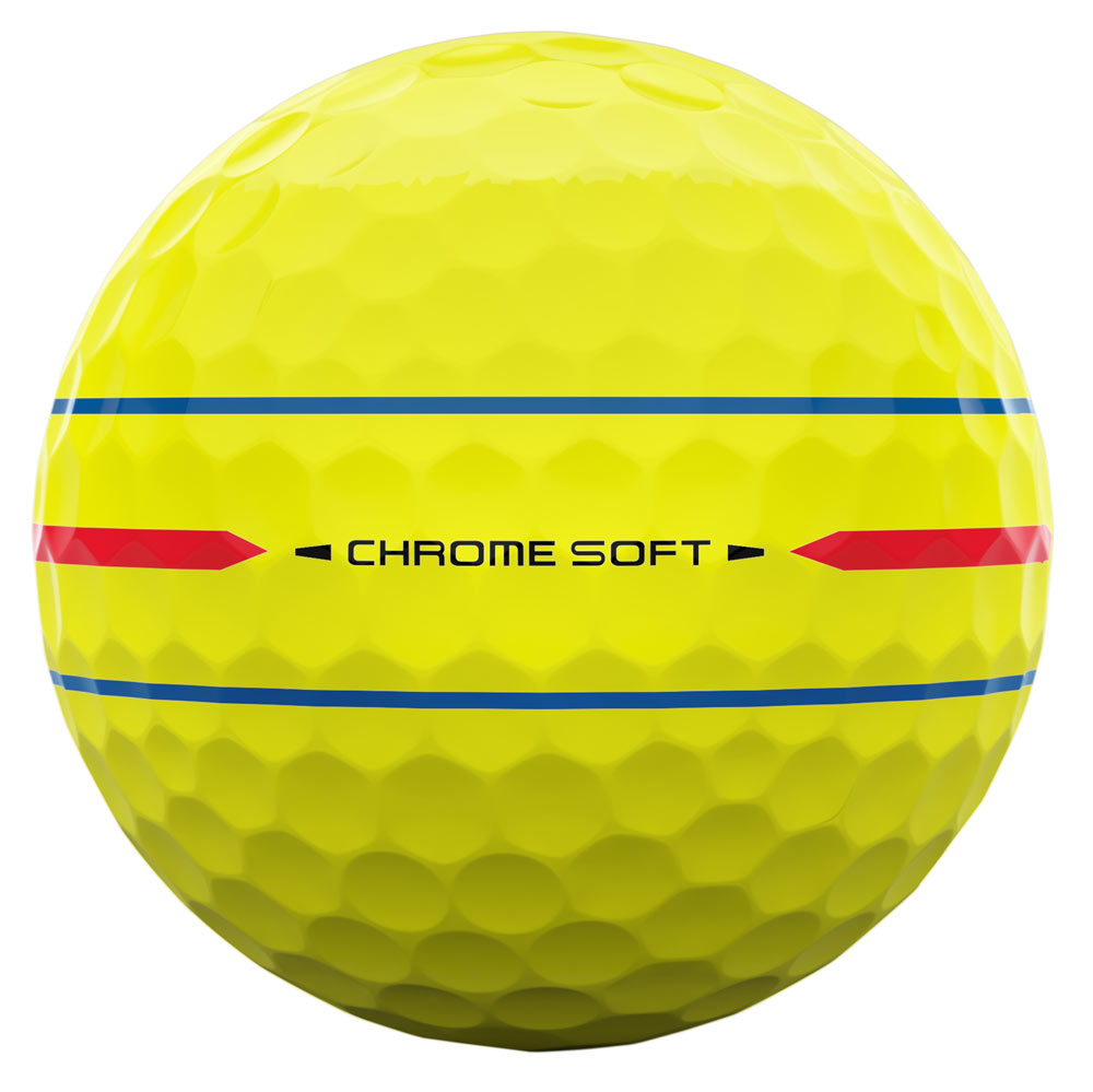 Callaway Chrome Soft 360 '26 Triple Track Yellow Golf Balls - Dozen
