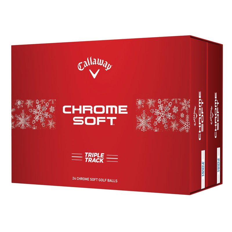 Callaway Chrome Soft '24 Triple Track Holiday 2 DOZ Golf Balls