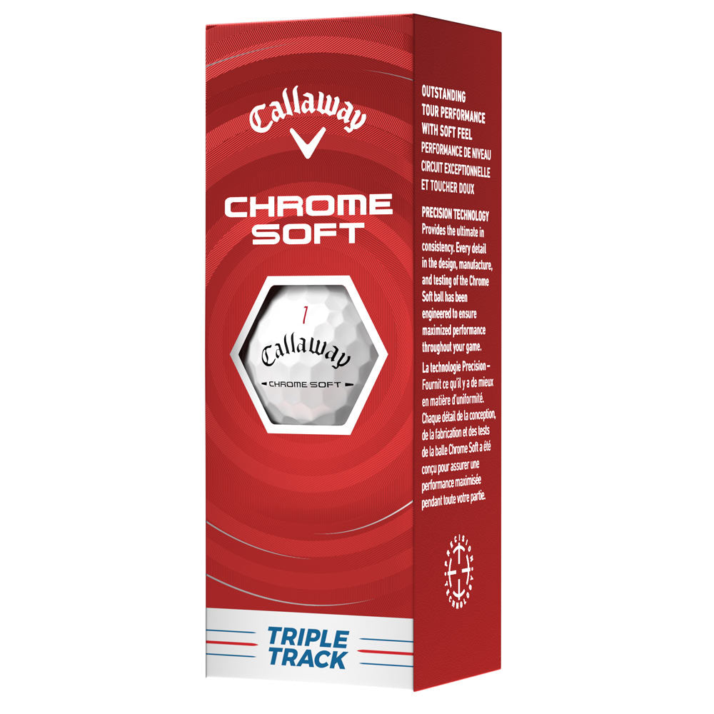 Callaway Chrome Soft '26 Triple Track Golf Balls - Dozen