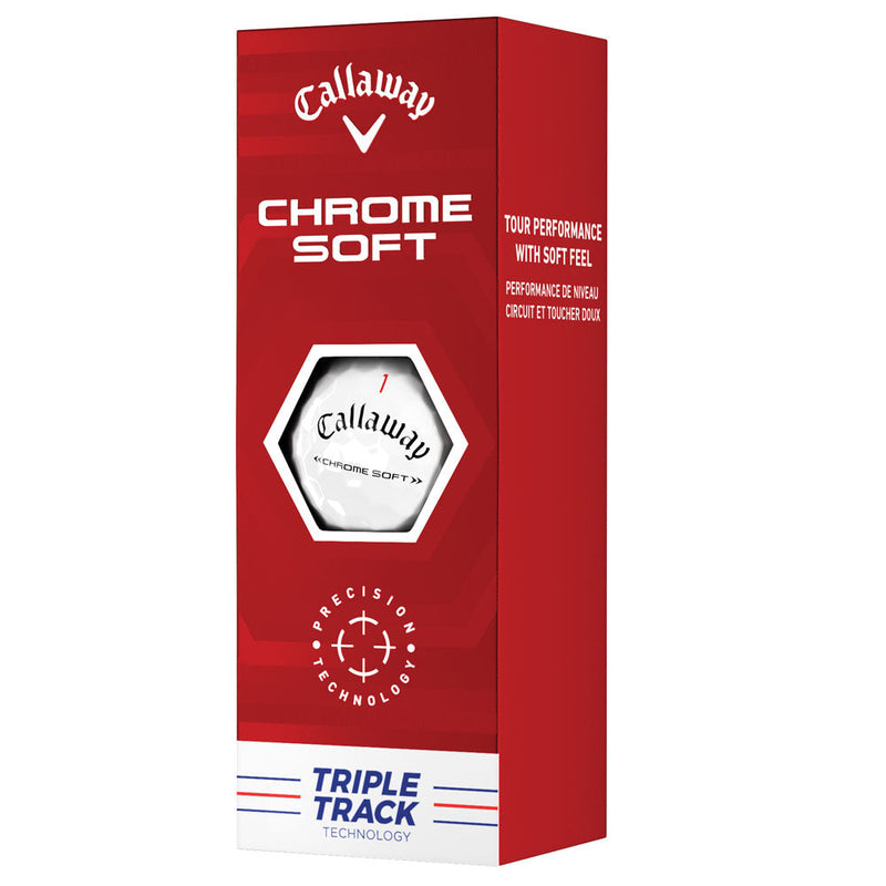 Callaway Chrome Soft Triple Track Golf Balls '22 - Dozen