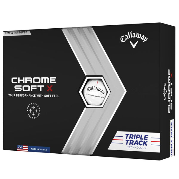 Callaway Chrome Soft X Triple Track Golf Balls '22 - Dozen