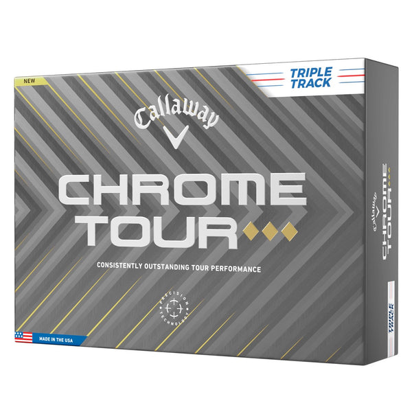 Callaway Chrome Tour Triple Diamond '25 Triple Track Golf Balls - Dozen
